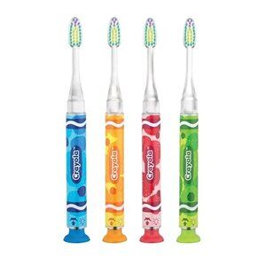 Crayola Timer Light Kids' Toothbrush BLUE * ORANGE * RED